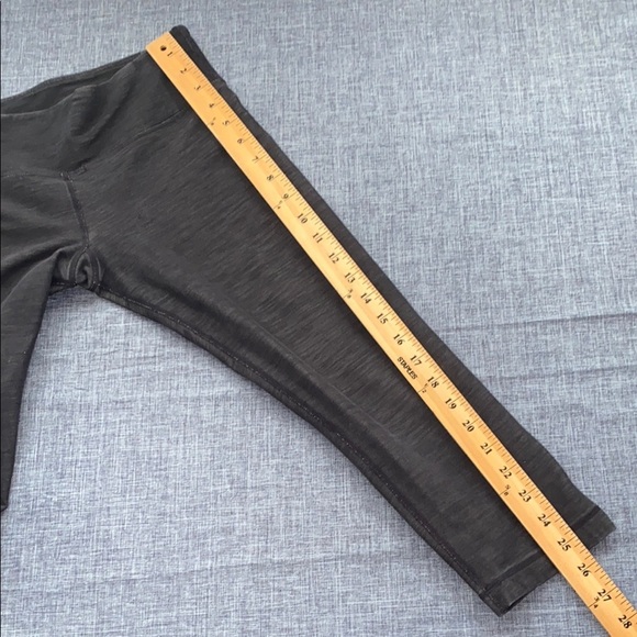 Lululemon Leggings Charcoal Grey Size 6 Women's Yoga Ankle Athletic - Picture 6 of 7